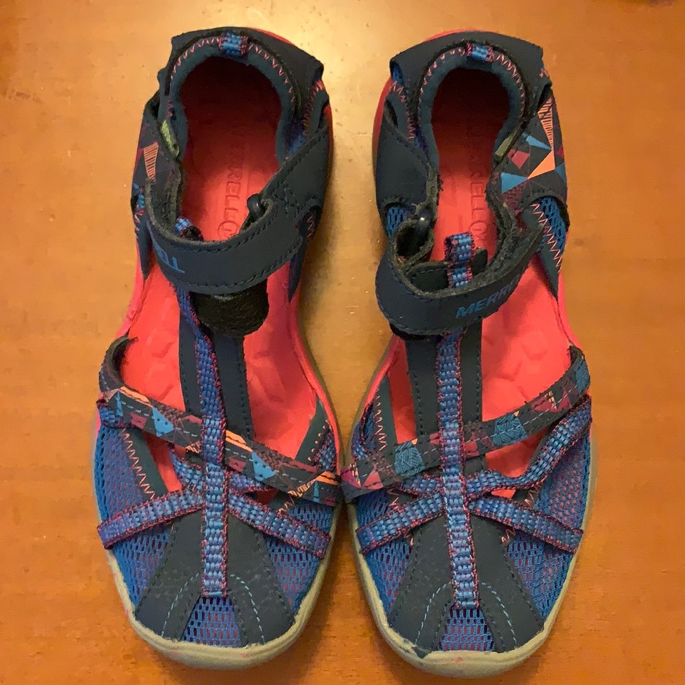 Merrell Monarch sandals.